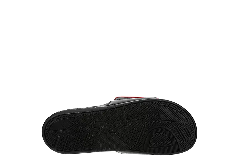 Champion Mens Vital Foam Slide Sandal - Black 9 Champion Mens Vital Foam Slide Sandal - Black - Image 7