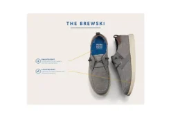 Nunn Bush Mens Brewski Slip On Sneaker - Grey -Shoe Sales Store US 01 501369 06