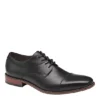 Johnston & Murphy Mens Archer Cap Toe Oxford - Black -Shoe Sales Store US 01 501385 00