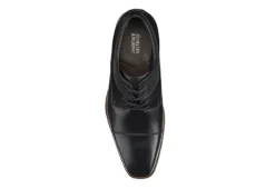 Johnston & Murphy Mens Archer Cap Toe Oxford - Black -Shoe Sales Store US 01 501385 04