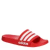Adidas Mens Adilette Shower Slide Sandal - Red