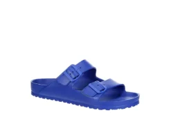 Birkenstock Mens Arizona Essentials Slide Sandal - Blue