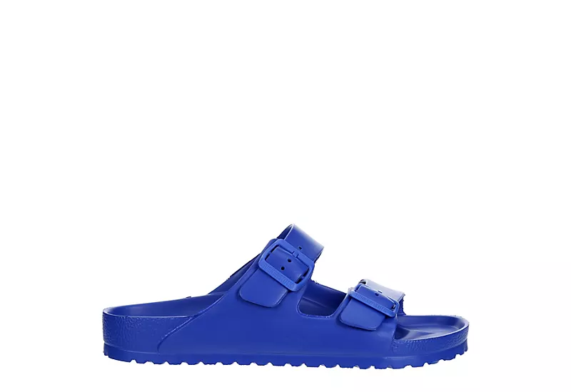 Birkenstock Mens Arizona Essentials Slide Sandal - Blue 4 Birkenstock Mens Arizona Essentials Slide Sandal - Blue - Image 2