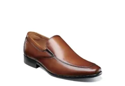 Florsheim Mens Postino Moc Toe Venetian Slip On Oxford - Cognac