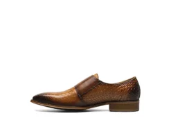 Stacy Adams Mens Torrance Plain Toe Double Monk Strap Oxford - Cognac -Shoe Sales Store US 01 501559 03
