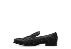 Stacy Adams Mens Sabre Spiked Slip On Oxford - Black -Shoe Sales Store US 01 501562 03
