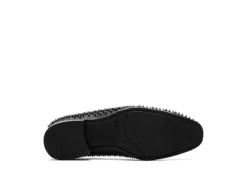 Stacy Adams Mens Sabre Spiked Slip On Oxford - Black -Shoe Sales Store US 01 501562 06