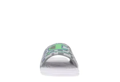 Champion Mens Mega Slide Graphic Slide Sandal - White -Shoe Sales Store US 01 501605 02
