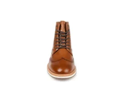 Thomas & Vine Mens Enzzo Lace-up Boot - Cognac 11 Thomas & Vine Mens Enzzo Lace-up Boot - Cognac -Shoe Sales Store US 01 501620 02