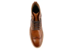 Thomas & Vine Mens Enzzo Lace-up Boot - Cognac 14 Thomas & Vine Mens Enzzo Lace-up Boot - Cognac -Shoe Sales Store US 01 501620 05