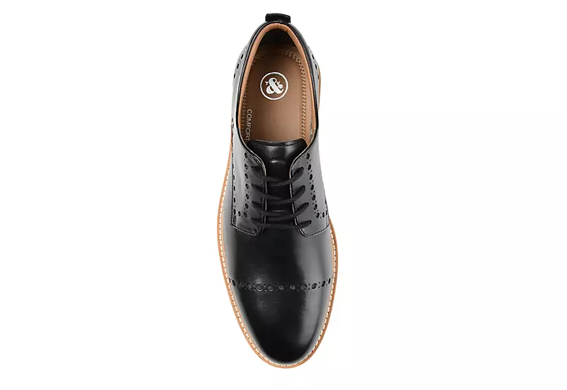 Thomas & Vine Mens Fremont Oxford - Black 8 Thomas & Vine Mens Fremont Oxford - Black - Image 6