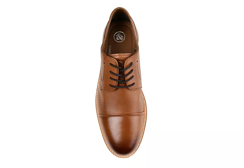 Thomas & Vine Mens Hartley Oxford - Cognac 8 Thomas & Vine Mens Hartley Oxford - Cognac - Image 6