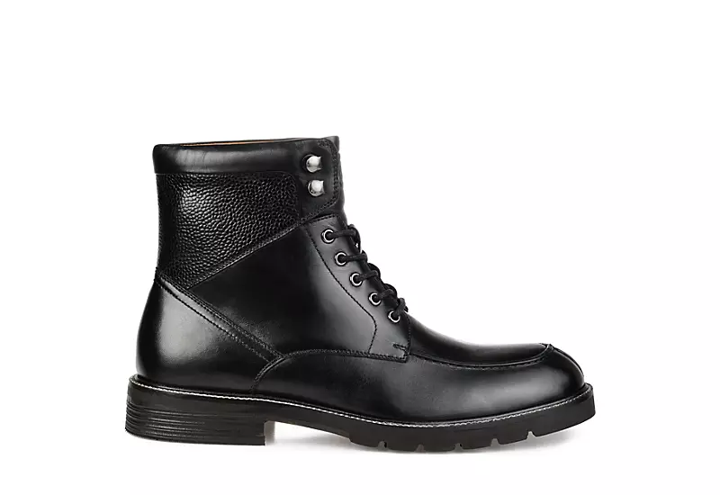 Thomas & Vine Mens Lowry Lace-up Boot - Black 4 Thomas & Vine Mens Lowry Lace-up Boot - Black - Image 2