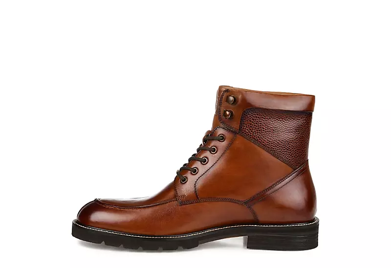 Thomas & Vine Mens Lowry Lace-up Boot - Brown 6 Thomas & Vine Mens Lowry Lace-up Boot - Brown - Image 4