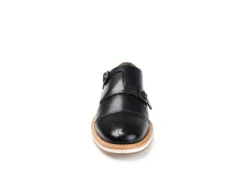 Thomas & Vine Mens Ransom Monk Strap Oxford - Black -Shoe Sales Store US 01 501656 02