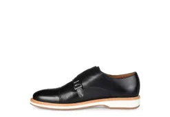 Thomas & Vine Mens Ransom Monk Strap Oxford - Black -Shoe Sales Store US 01 501656 03