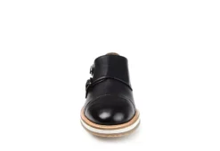 Thomas & Vine Mens Thatcher Monk Strap Oxford - Black -Shoe Sales Store US 01 501670 02