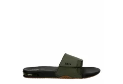 Reef Mens Fanning Slide Sandal - Olive 10 Reef Mens Fanning Slide Sandal - Olive -Shoe Sales Store US 01 501689 01