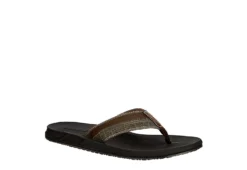 Day Five Mens Board Walk Flip Flop Sandal - Brown