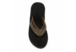 Day Five Mens Board Walk Flip Flop Sandal - Brown -Shoe Sales Store US 01 501730 05