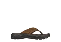 Skechers Mens Malico Flip Flop Sandal - Brown -Shoe Sales Store US 01 501764 01