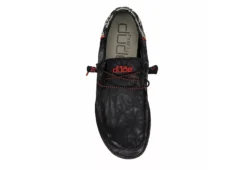 Heydude Mens Wally Slip On Sneaker - Black -Shoe Sales Store US 01 501813 05