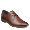 Florsheim Mens Flex Plain Toe Oxford - Cognac -Shoe Sales Store US 01 501826 00