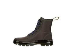 Dr. Martens Dr.martens Mens Combs Combat Boot - Dark Grey -Shoe Sales Store US 01 501830 03