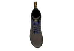 Dr. Martens Dr.martens Mens Combs Combat Boot - Dark Grey -Shoe Sales Store US 01 501830 05