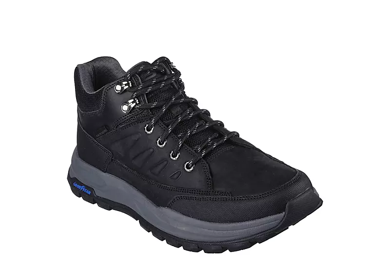 Skechers Mens Zeller-bazemore Mid Hiking Boot - Black 3 Skechers Mens Zeller-bazemore Mid Hiking Boot - Black