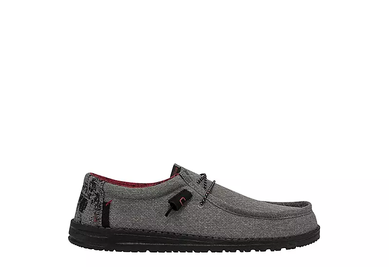 Heydude Mens Wally Slip On Sneaker - Grey 4 Heydude Mens Wally Slip On Sneaker - Grey - Image 2