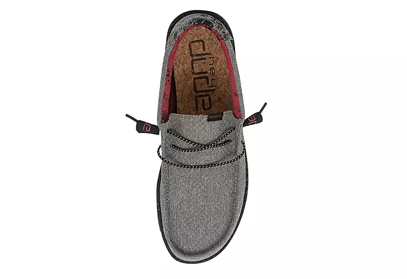 Heydude Mens Wally Slip On Sneaker - Grey 8 Heydude Mens Wally Slip On Sneaker - Grey - Image 6