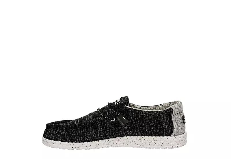 Heydude Mens Wally Slip On Sneaker - Black 6 Heydude Mens Wally Slip On Sneaker - Black - Image 4