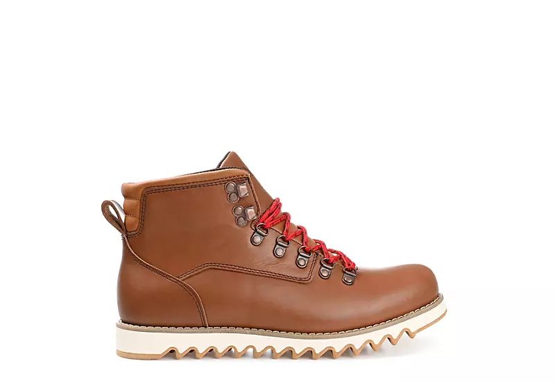 Territory Mens Badlands Lace-up Boot - Brown 4 Territory Mens Badlands Lace-up Boot - Brown - Image 2