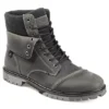 Territory Mens Grind Lace-up Boot - Grey 2 Territory Mens Grind Lace-up Boot - Grey -Shoe Sales Store US 01 501955 00