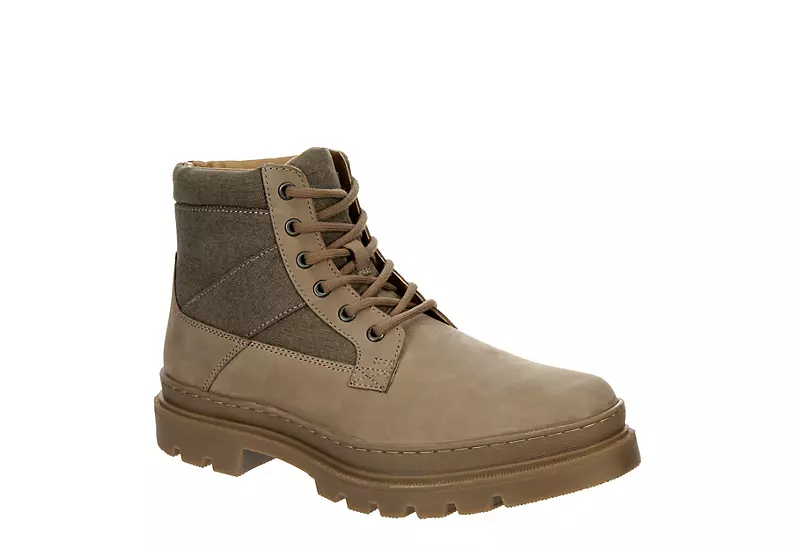 Restoration Mens Clayton Lace-up Boot - Beige 3 Restoration Mens Clayton Lace-up Boot - Beige
