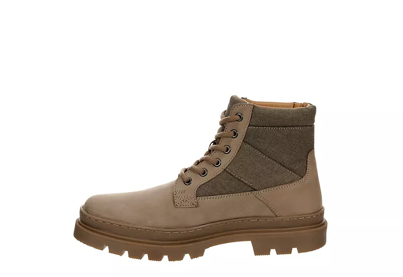Restoration Mens Clayton Lace-up Boot - Beige 6 Restoration Mens Clayton Lace-up Boot - Beige - Image 4
