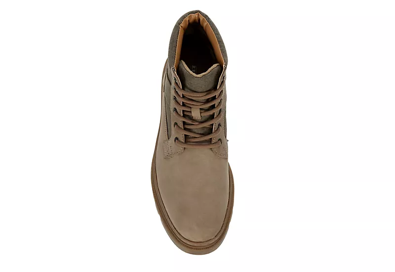 Restoration Mens Clayton Lace-up Boot - Beige 8 Restoration Mens Clayton Lace-up Boot - Beige - Image 6