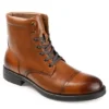 Thomas & Vine Mens Darko Lace-up Boot - Cognac 2 Thomas & Vine Mens Darko Lace-up Boot - Cognac -Shoe Sales Store US 01 501980 00
