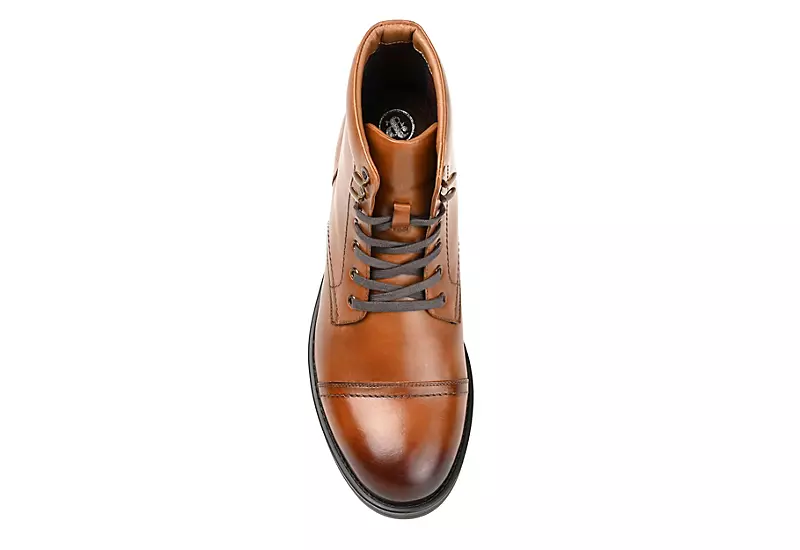 Thomas & Vine Mens Darko Lace-up Boot - Cognac 8 Thomas & Vine Mens Darko Lace-up Boot - Cognac - Image 6