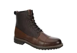 Franco Fortini Mens James Lace-up Boot - Brown