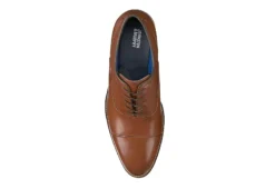 Johnston & Murphy Mens Stockton Cap Toe Oxford - Dark Tan -Shoe Sales Store US 01 502049 05