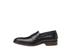 Johnston & Murphy Mens Stockton Penny Loafer Oxford - Black -Shoe Sales Store US 01 502050 03