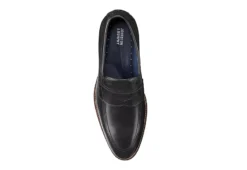 Johnston & Murphy Mens Stockton Penny Loafer Oxford - Black -Shoe Sales Store US 01 502050 05