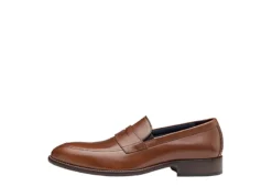 Johnston & Murphy Mens Stockton Penny Loafer Oxford - Dark Tan -Shoe Sales Store US 01 502051 03