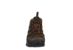 Keen Mens Siskiyou Mid Waterproof Hiking Boot - Brown -Shoe Sales Store US 01 502059 02