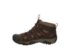 Keen Mens Siskiyou Mid Waterproof Hiking Boot - Brown -Shoe Sales Store US 01 502059 03