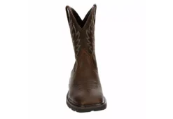 Ariat Mens Groundbreaker Western Work Boot - Brown -Shoe Sales Store US 01 502086 02
