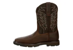 Ariat Mens Groundbreaker Western Work Boot - Brown -Shoe Sales Store US 01 502086 03