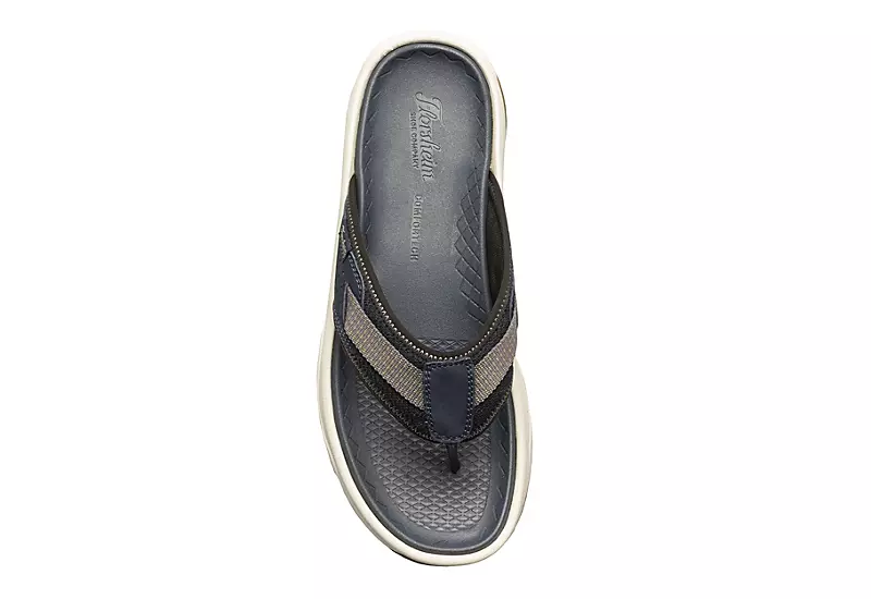 Florsheim Mens Tread Lite Flip Flop Sandal - Navy 8 Florsheim Mens Tread Lite Flip Flop Sandal - Navy - Image 6
